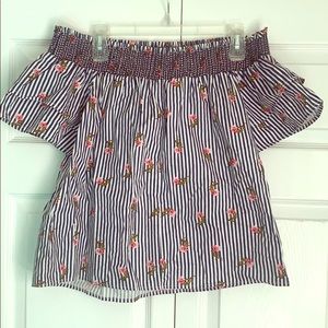 Off the shoulder top